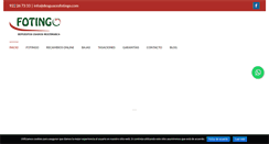 Desktop Screenshot of desguacesfotingo.com
